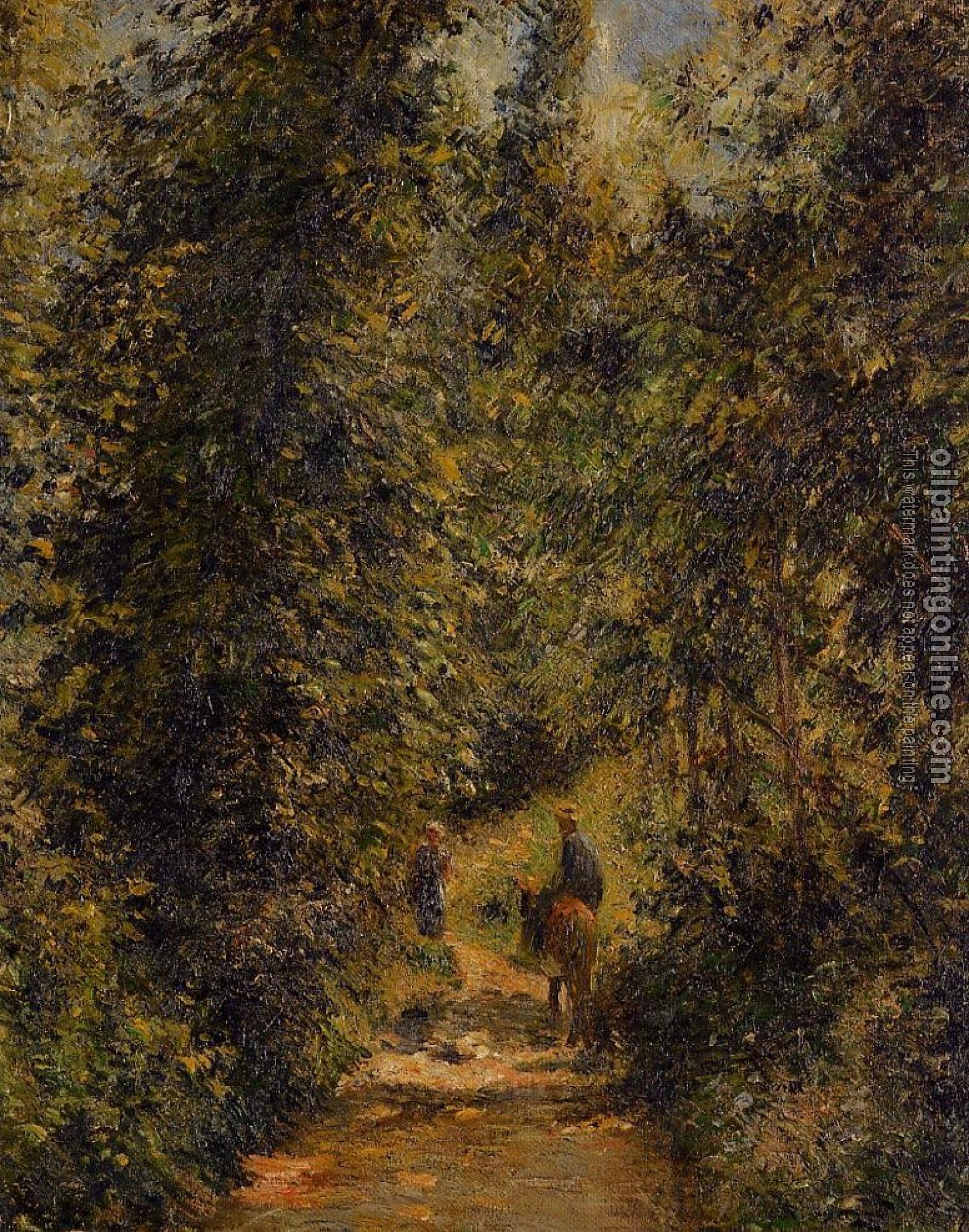 Pissarro, Camille - Path under the Trees, Summer